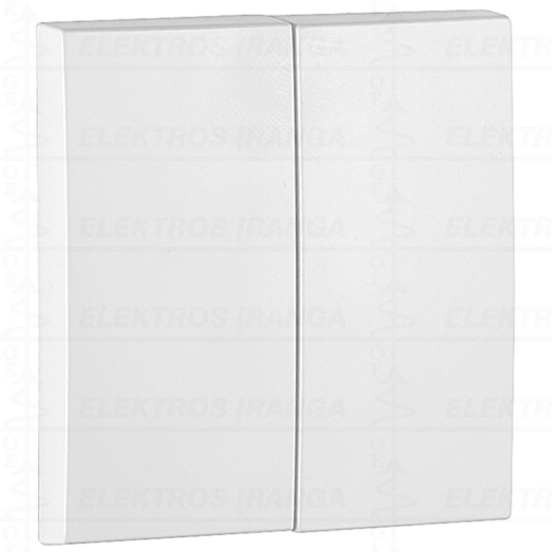 Klavišas 2 kl. tarpiniam jungikliui baltos sp. Logus 90