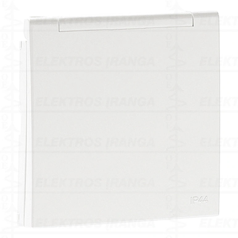 Kištukinio lizdo su įž. IP44 dangtelis, baltas Efapel LOGUS 90