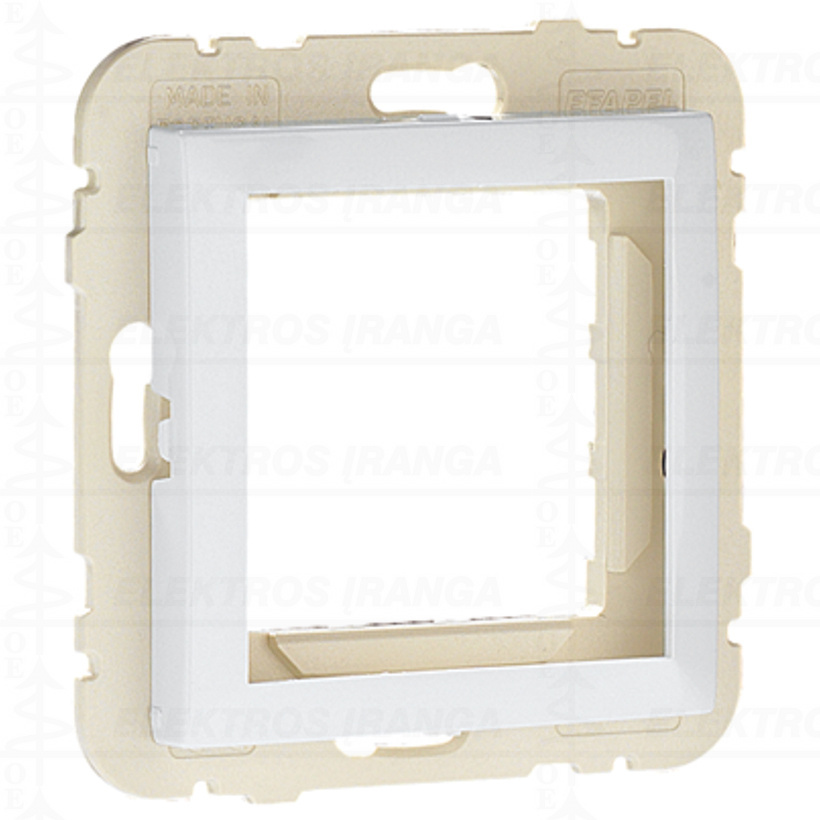 Adapters 45mm mechanizmams baltos sp. Efapel Logus 90