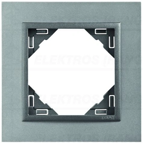 1 vt. aliuminis/pilka sp. rėmelis Efapel LOGUS 90