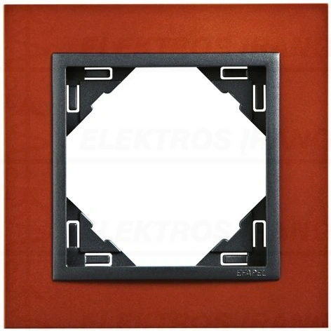 1 vt. rėmelis INTENSE ORANGE/GRAY Efapel Logus90