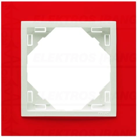 1 vt. rėmelis raudona/ledo Efapel LOGUS 90