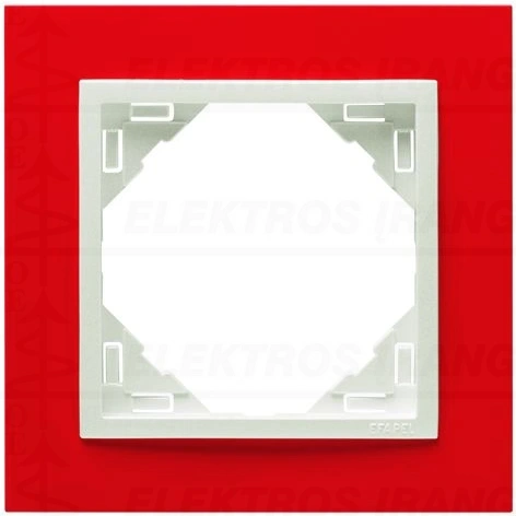 1 vt. rėmelis raudona/ledo Efapel LOGUS 90