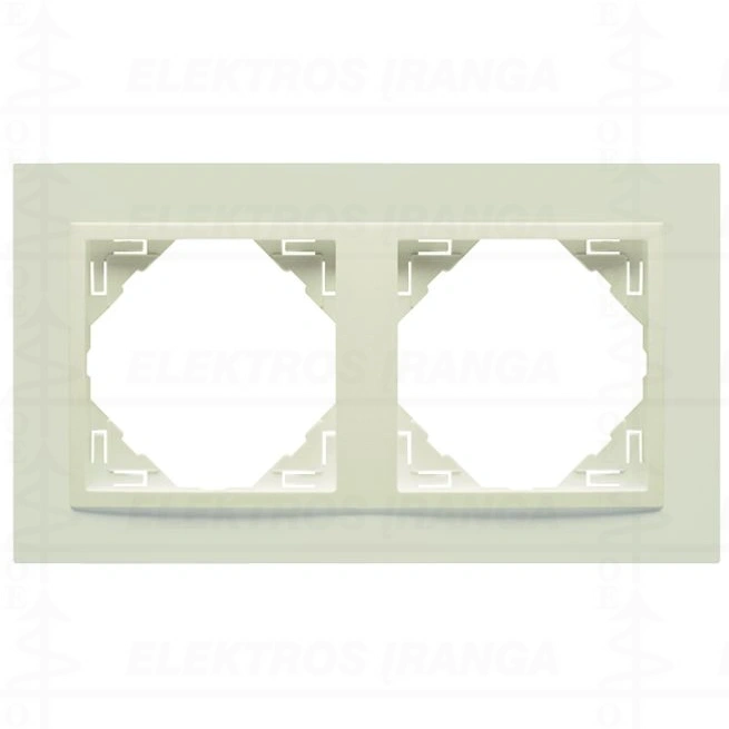 2 vt. rėmelis perlas/perlas Efapel LOGUS 90