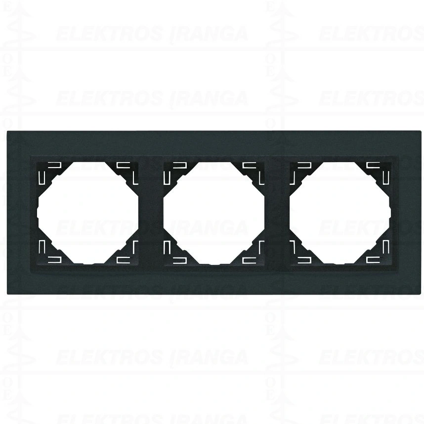 3 vt. rėmelis Animato pilkas/pilkas Efapel Logus 90