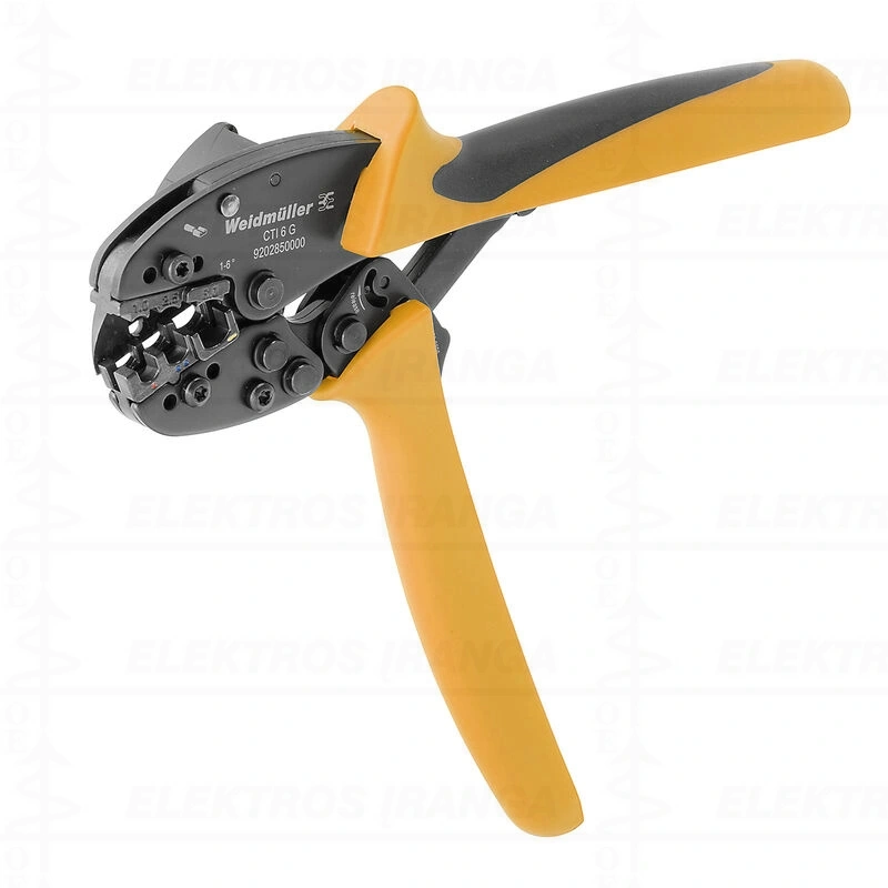 CTI 6 G izoliuotų kilpinių antgalių užspaudimo replės 0,5-6mm²