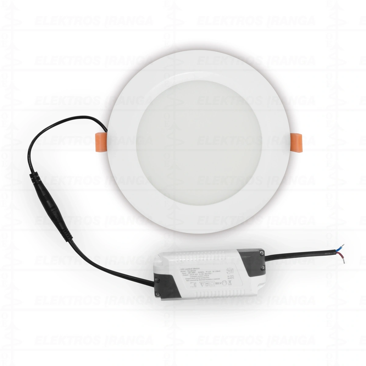 Šviestuvas LED įmontuojamas, apvalus 22W 840 IP40, 2000Lm 110* Ø240x36mm GE / TUNGSRAM DSTW8-2240-7SR-ST 93056005