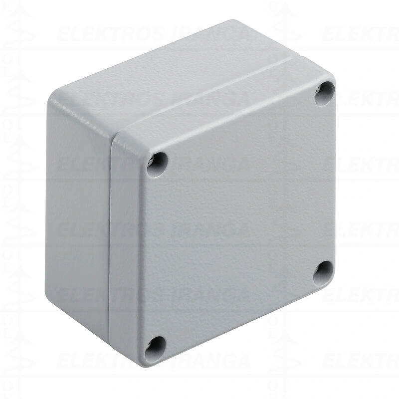 KLIPPON K1 RAL7001 aliumininė dėžutė 70x70x45mm