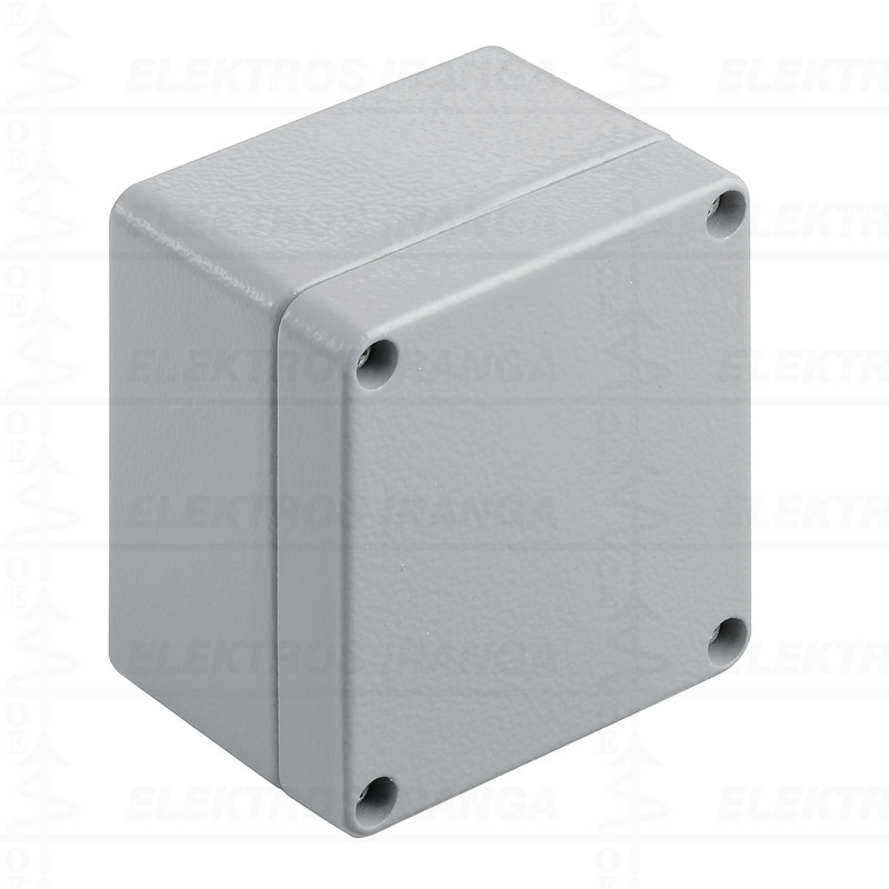 KLIPPON K11 RAL7001 aliumininė dėžutė 80x75x57 mm