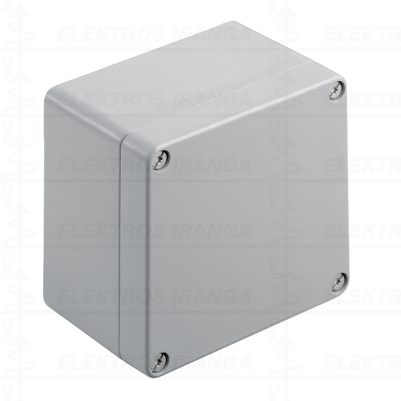 KLIPPON K41 RAL7001 aliumininė dėžutė 120x122x81mm