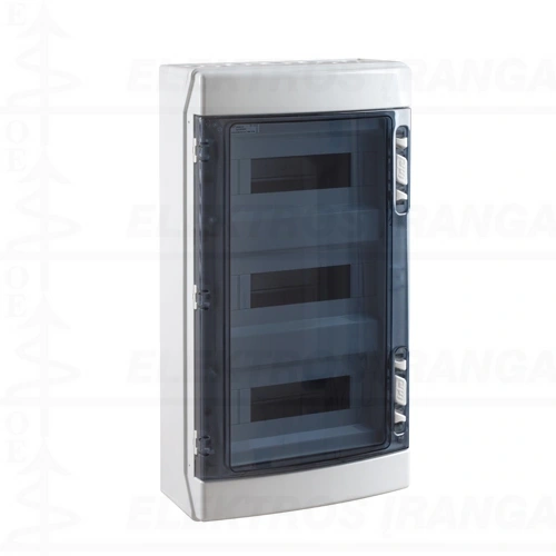 36 mod. ABS IP65 viršt. ECOLOGY CDN36PT3F/RR, skaidrus, N/Ž