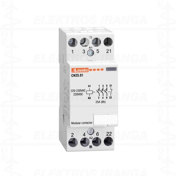 Modulinis kontaktorius 2Mod. 32A AC1 4P 4NO 220/230V