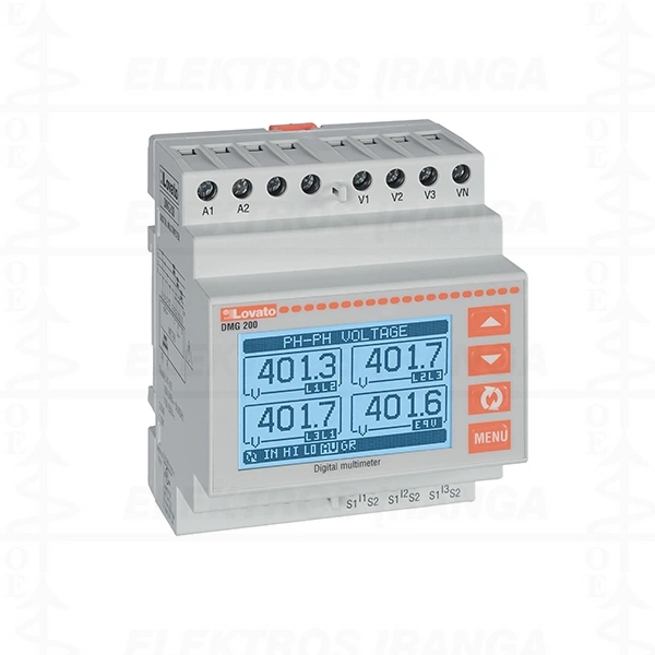 Modul. GRAFINIS 128x80 LCD tinklo parametrų indikatorius-multimetras-skaitiklis V,A,P,kWh,min, max...100-240VAC RS485