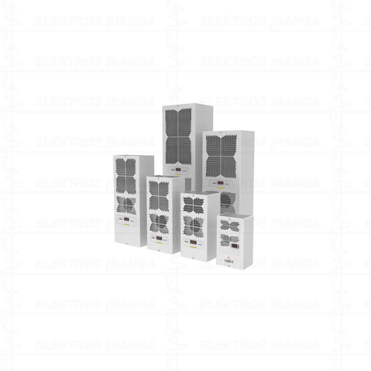 EGO  5800W 400VAC, vertikalaus montavimo pramoninis oro kondicionierius, nerūdijančio plieno korpusas, vidaus instaliacijai IP55