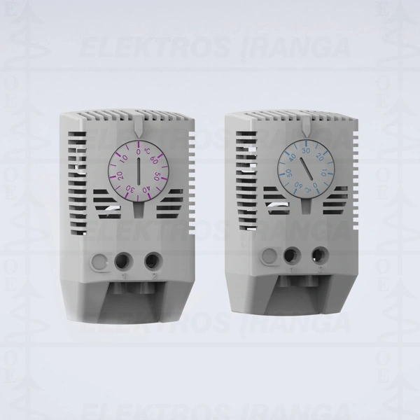 Termostatas šildymui 0-60C, ETR202, NC, darb. temperatūra -20C +80C