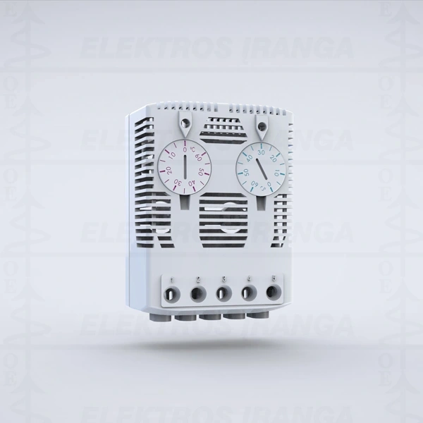 Termostatas šildymo+vėdinimo 0-60C, +/-4K, NO+NC