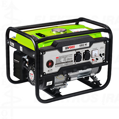 1 Fazis benzininis generatorius ,maksimali galia 4kVA. 14A Vardinė galia 3.2kVA 230V 50Hz Cos0,8, rankinis paleidimas virve