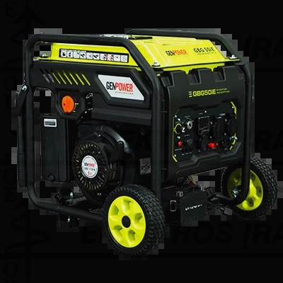 1 Fazis benzininis generatorius INVERTERINIS su ratukais ir rankena, maksimali galia 5kVA. 20A Vardinė galia 4,5kVA 230V 50Hz Cos0,8, starteris ir rankinis paleidimas