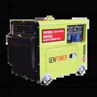 1 fazis dyzelinis generatorius 230V, su gaubtu, 6kVA ,4,8kW ( maks. 7kVA ) In 26,1A ( Imaks.30,4A) su elektriniu starteriu, su ARĮ (automatinis rezervavimo įjungimas) įrenginiu