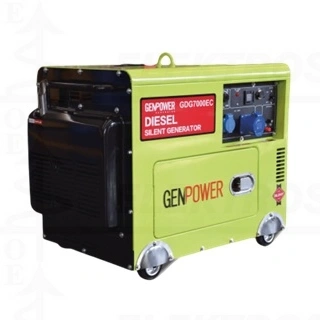 3 Fazis dyzelinis generatorius 400V, su gaubtu, 8,8kVA ( maks. 7kW) In 10,8A ( Imaks.12,7A) su elektriniu starteriu, su ARĮ (automatinis rezervavimo įjungimas) įrenginiu