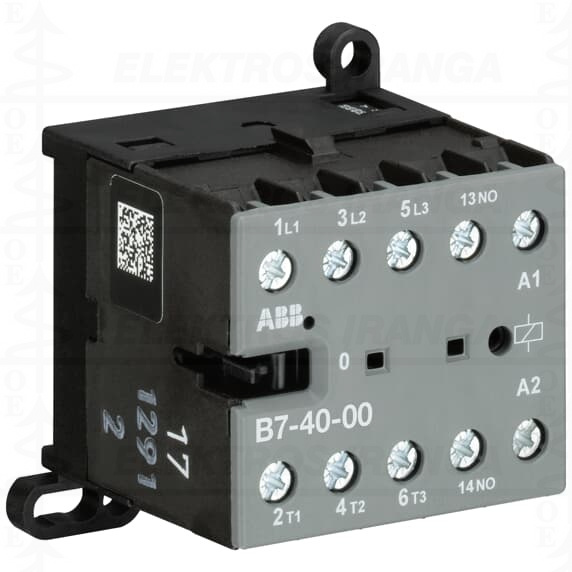 B7-40-10-80 MINI 5.5kW, 12A 4P, 230VAC magnetinis paleidėjas / kontaktorius