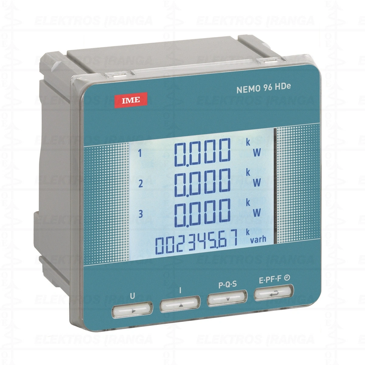Elektros tinklo analizatorius skydinis NEMO 96-HDe, su 4 kvadrantų matavimu, 3F+N, 80..500V, CT/5A, ModBus RTU RS485 sąsaja, IMP out