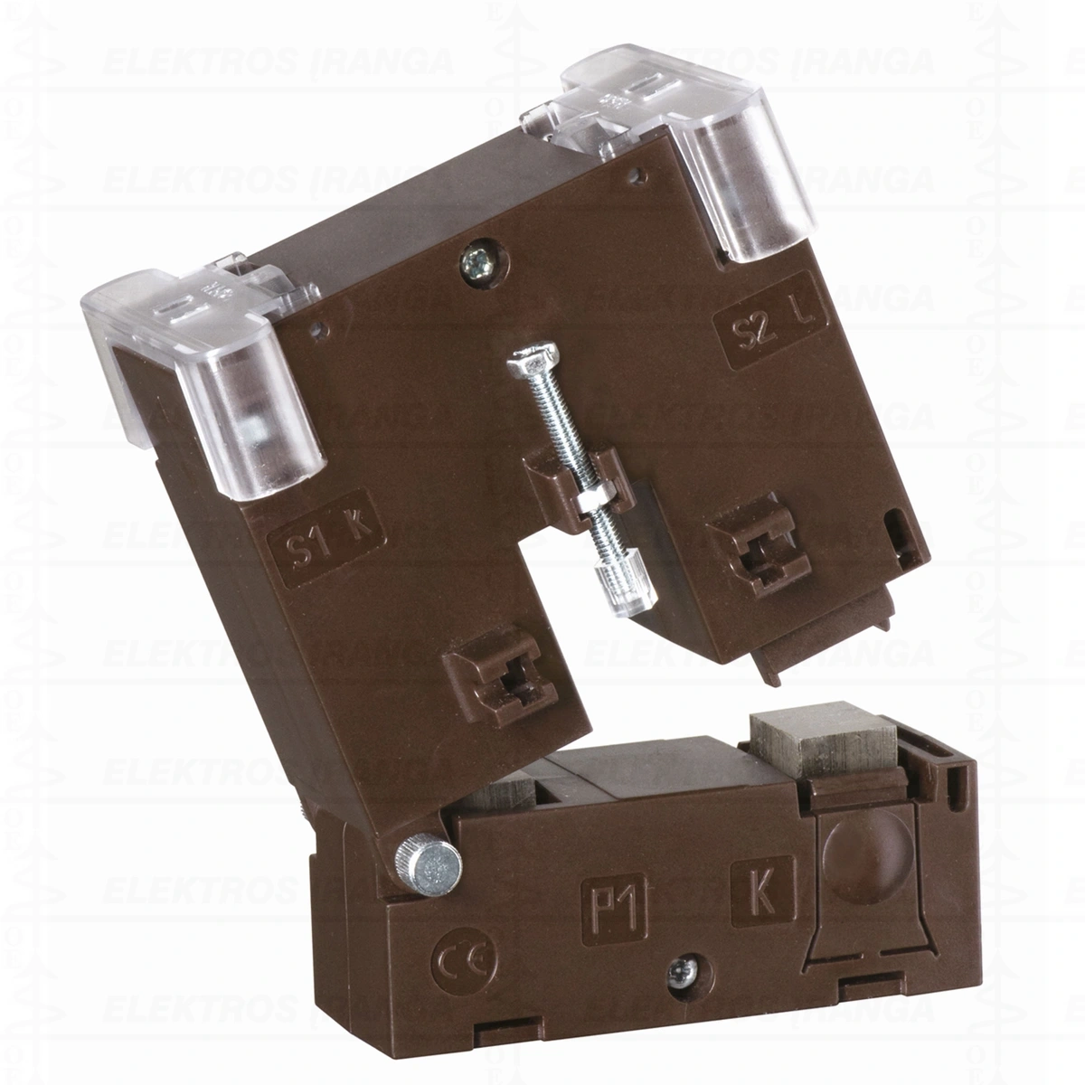 TRA230 CT 150/5A išardomas srovės matavimo transformatorius (langas 20.5x30.5mm)