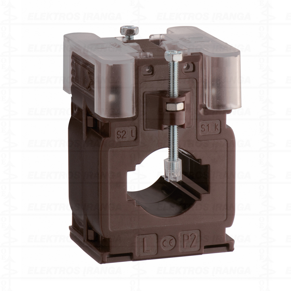 TA327 CT 50/5A srovės matavimo transformatorius (langas Ø27mm - 25.5x15.5 - 32.5x10.5mm)