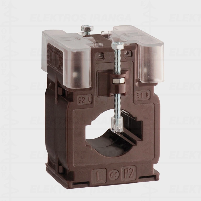 TA327 CT 100/5A srovės matavimo transformatorius (langas Ø27mm - 25.5x15.5 - 32.5x10.5mm)