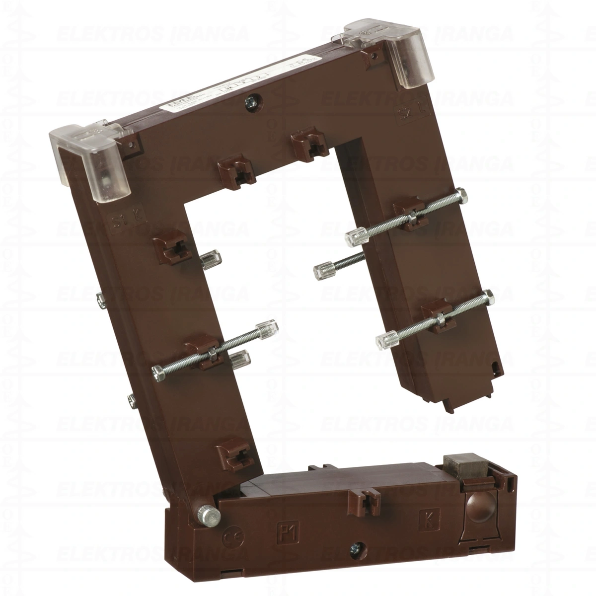 TRA812 CT 1500/5A išardomas srovės matavimo transformatorius (langas 120.5x80.5mm)