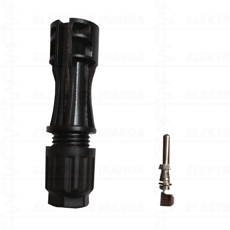 Kištukas MC4 solar connector KX04VM4060N kištukas 4-6mm 1500V CABUR saulės modulių sujung.4-6mm2 (su presuojamu kontaktu)