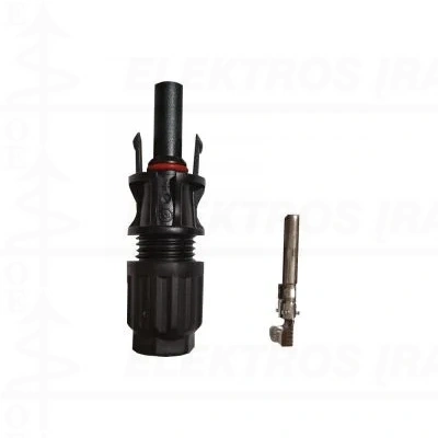 Lizdas MC4 solar connector KX04VF4060 L4 SEZ 4-6mm², 1500V, 35A, CABUR, komplekte su presuojama jung. IS24241N Female