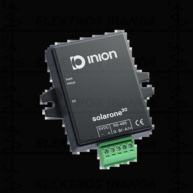 Solarone 30, valdiklis, saulės monitoringo sistemai, elektrinėms iki 30 kW. RS485 -> WiFi ryšio sąsaja su internetu.