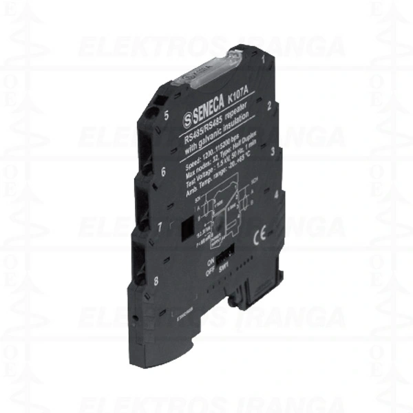 RS485/RS485 kartotuvas DIN, 24VDC