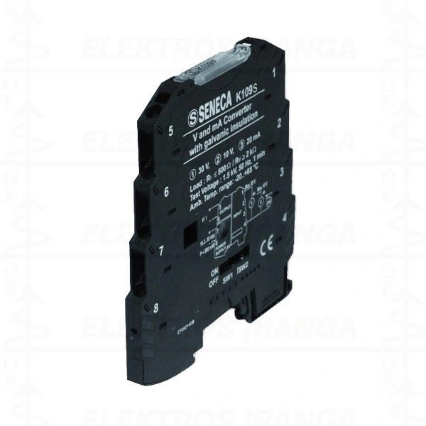 Analoginių sign. keitiklis-izoliatorius, 0/4...20mA, 0...1/5/10V, mait 24VDC.