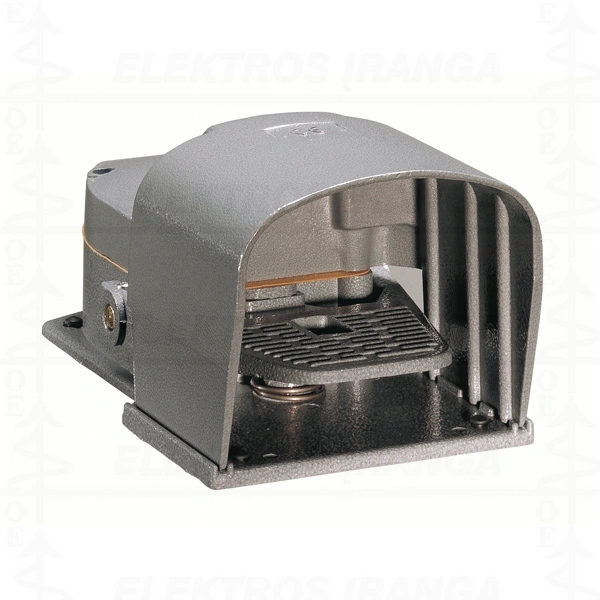 Pedalas-jungiklis viengubas, uždengtas, metal.k. 1NO+1NC