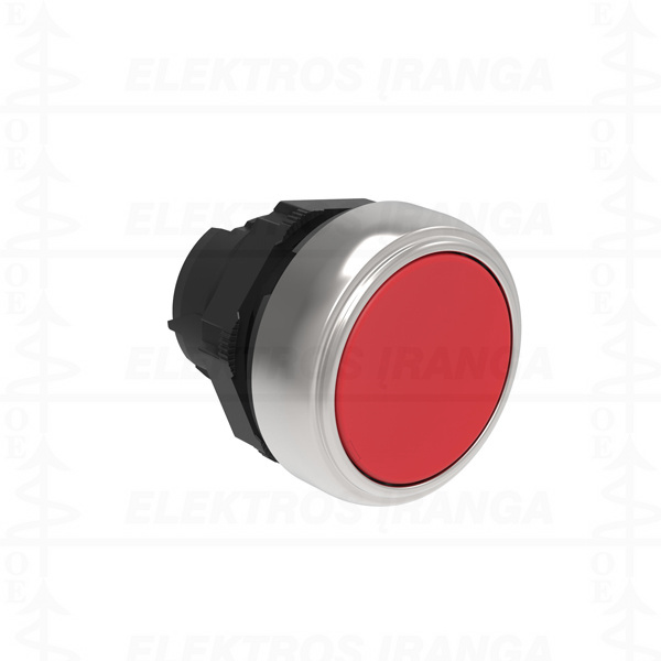 Raudonas lygus mygtukas be mont. adapterio (LPXAU120)