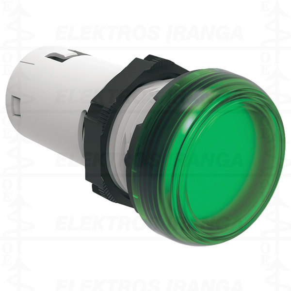 LED žalia šviesinė armatūra 24V AC/DC