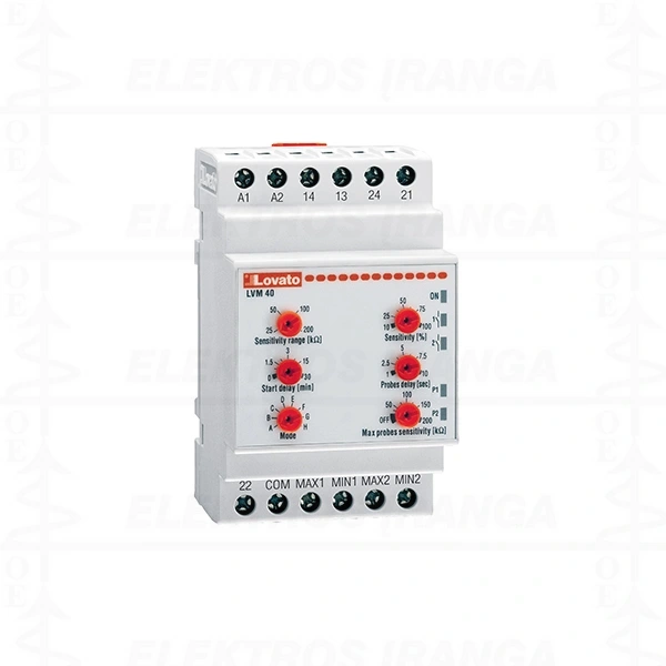 Lygio 5 elektrodų modulinė relė 220-240VAC, 1NO+ 1CO