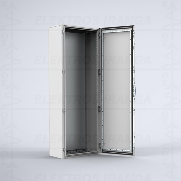 Metalinis skydas 2000x1000x500 su šonais ir plokšte, IP55