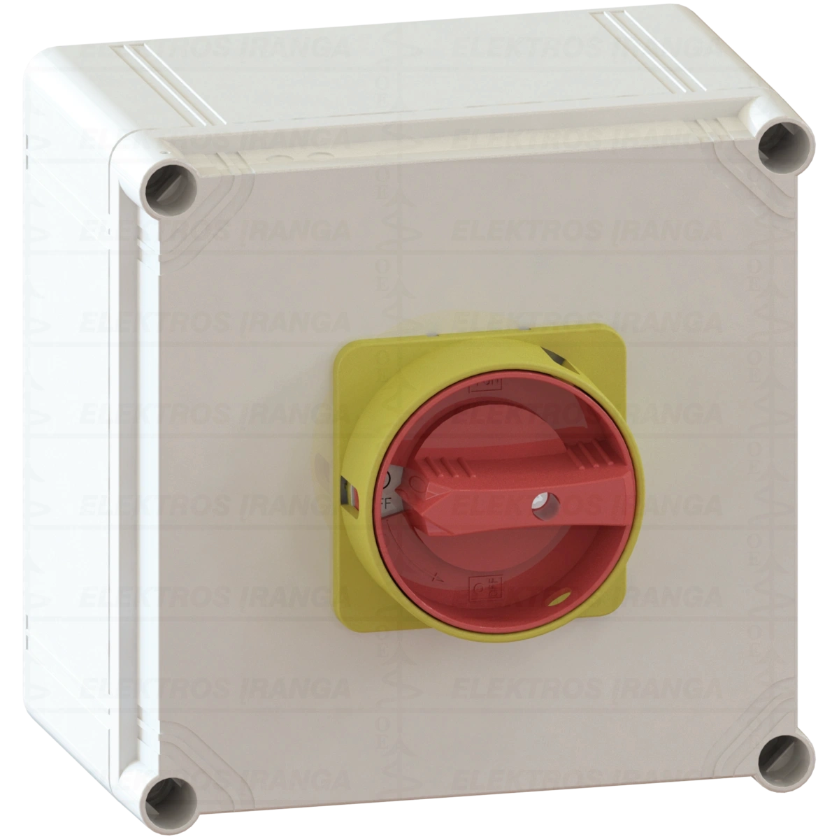 Kirtiklis IP65 dėžutėje 25A, 3P, OFF-ON, R/G 7,5kW 640006-712, 789280