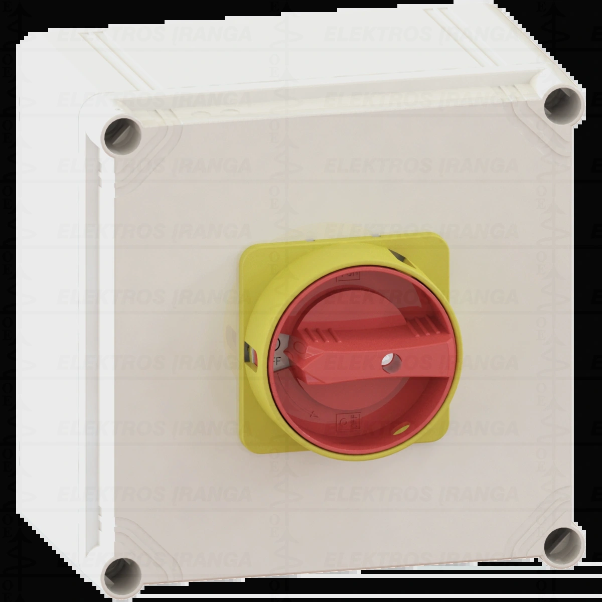 Kirtiklis IP65 dėžutėje 25A, 3P, OFF-ON, R/G 7,5kW 640006-712, 789280