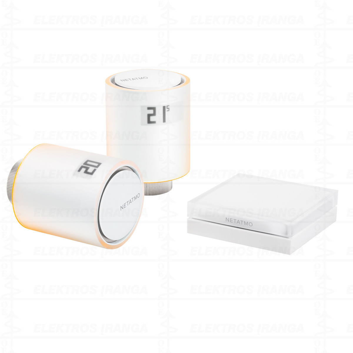 Termostatų rinkinys (2 radiatoriams + wifi valdiklis) Smart Netatmo
