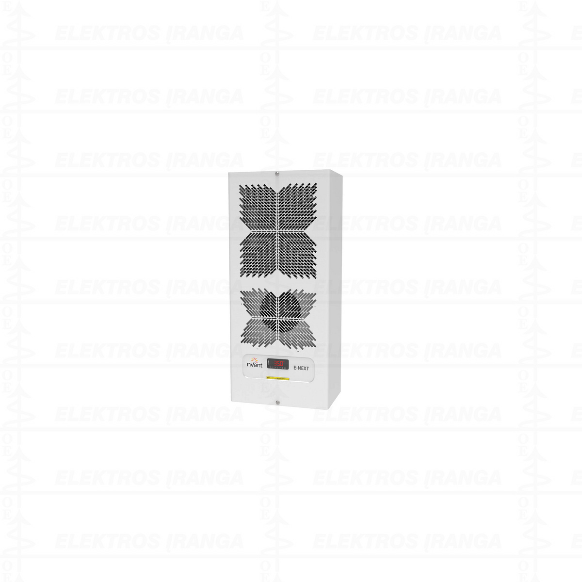 E-NEXT  1000W 230VAC, vertikalaus montavimo pramoninis oro kondicionierius, galvanizuoto plieno korpusas, vidaus instaliacijai IP55