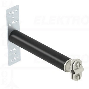 ISO izol.laikiklis su fiks.plokšte 500mm, Alu ISO-A-500