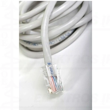 Kabelis UTP 4x2x24AWG CAT.5e pilkas (po 305 m) 100MHz SOLID-CCA 305m=1pak.