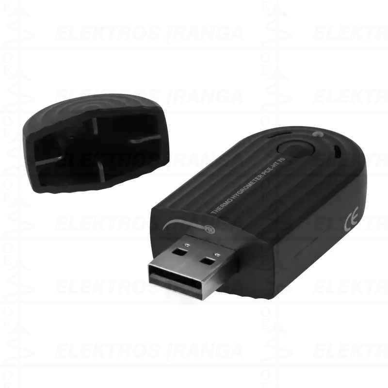 Autonominis USB hygrometras temperatūros ir drėgmės 16’000 įrašų registravimui / logger funkcija, autonomija <450 dienų