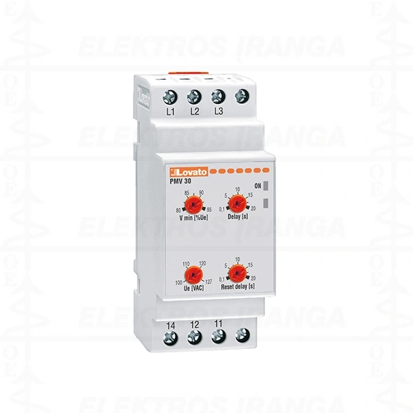 Modulinė 3F 380-575VAC įtampos relė Min-80-95%, Delay 0,1-20s