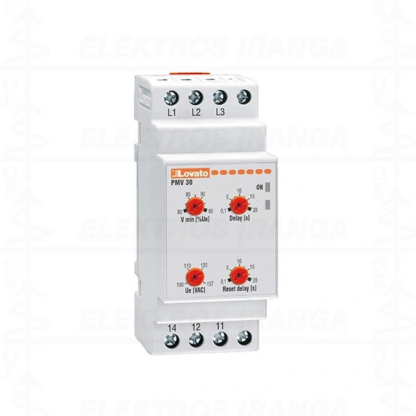 3F be neutral fazių sekos relė min įtampa , faz dingim. ir seka , 600VAC 50/60Hz