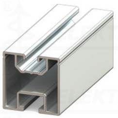 Aliuminio profilis SE, PV profilis 40x40mm, L 6,3m alium.